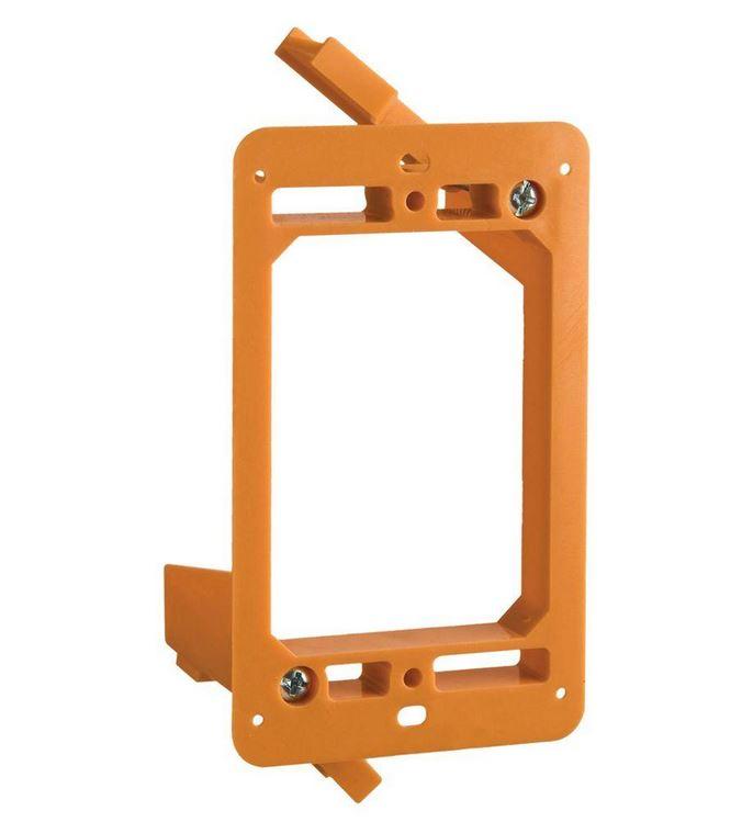 S1-18-W Low Voltage Box: for existing work, Single Gang, Plastic