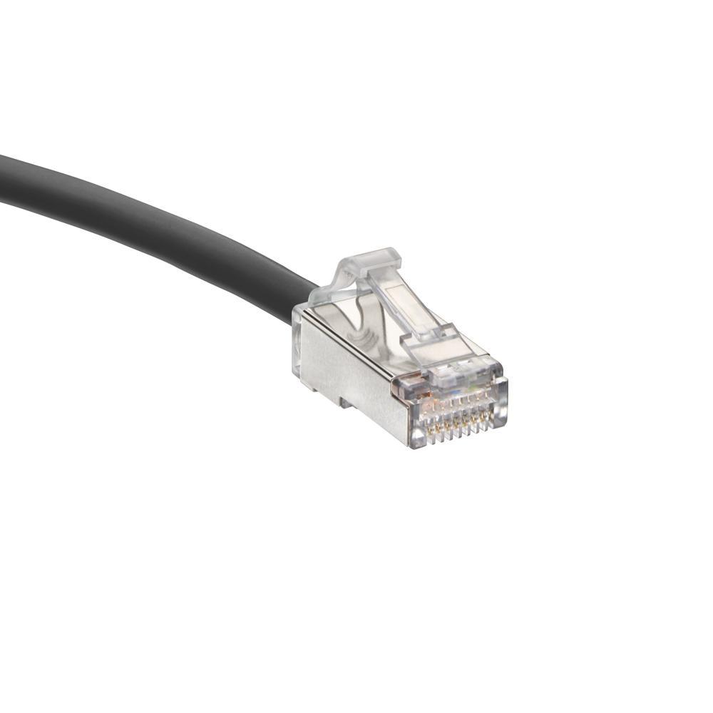 Leviton H6A10-10E PCORD CAT 6A HIGH-FLEX 10 FT (3.0M) BK