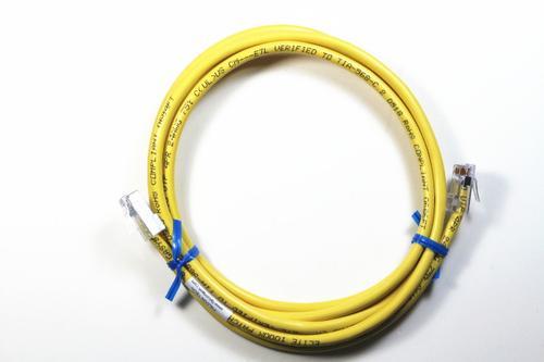 RJ86-06-YL Patch Cable: CAT6 RJ45, 6 Ft - Yellow