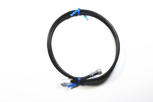 RJ86-25-BL Patch Cable: CAT6 RJ45, 25 Ft - Black