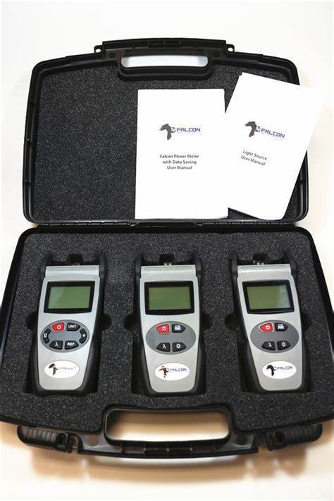 FAL-TSQUAD-KIT QUAD Fiber Optic Test Kit: MM/SM Power Meter & Light Source comes with USB and software for storing and printing results