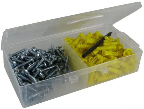 WDOGAK-1-1-4L-C Wall Dog Anchor Kit: 100 Anchors, Drill Bit, 1-5/16 Inch Long