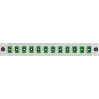 Leviton APL12-SCA PLT LGX 12F OS2 SIMPLEX SC/APC GREEN