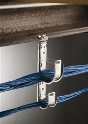 CATHP24 Clip: Caddy / Erico, HP J-Hook to Hammer-On Flange Clip