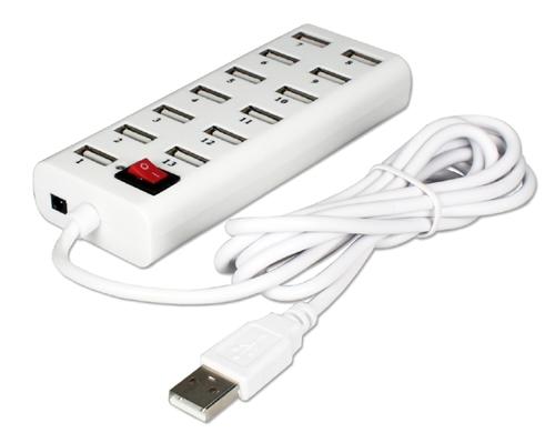 QVS UH2-13 13-Port USB 2.0 Hi-Speed Active BarHub