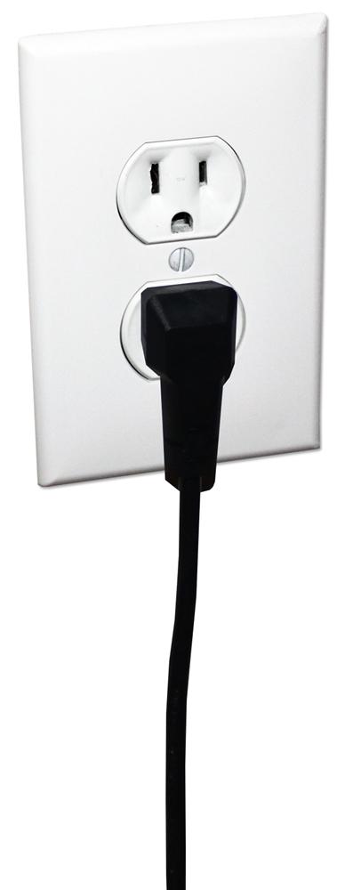 PW-ADPT-RA AC Power Outlet Saver: Right Angle Plug, 16 Inch Cable