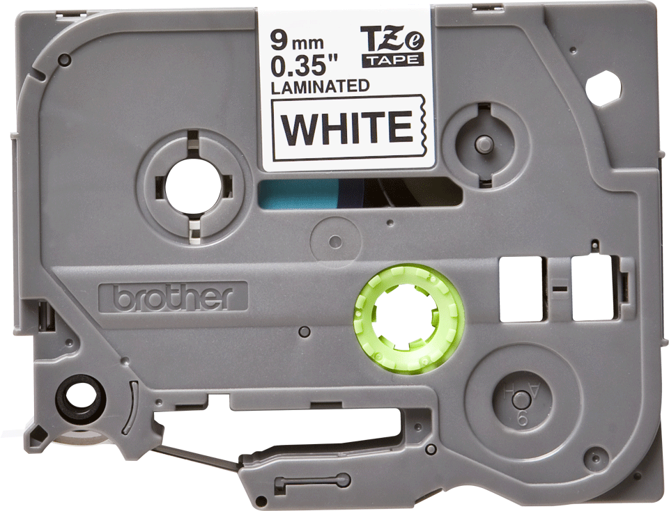 TZe221 Label Cartridge: Brother P-Touch, 3/8 Inch, Black on White
